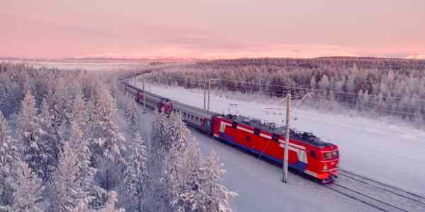 Auroras Boreales Rusas en Tren